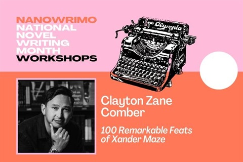 NaNoWriMo Clayton Zane Comb