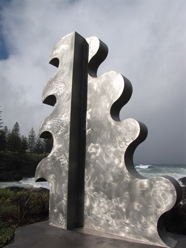 Wave sculpture
