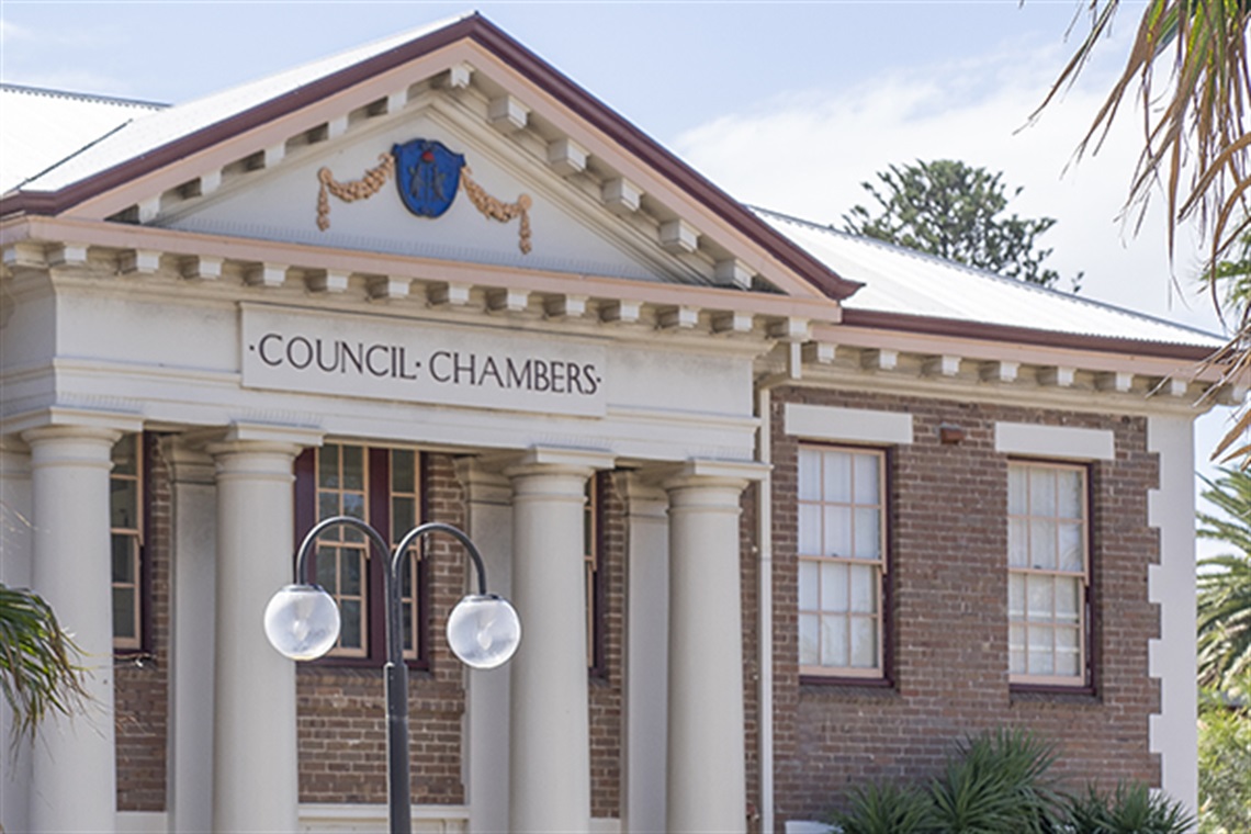 Council Chambers outside